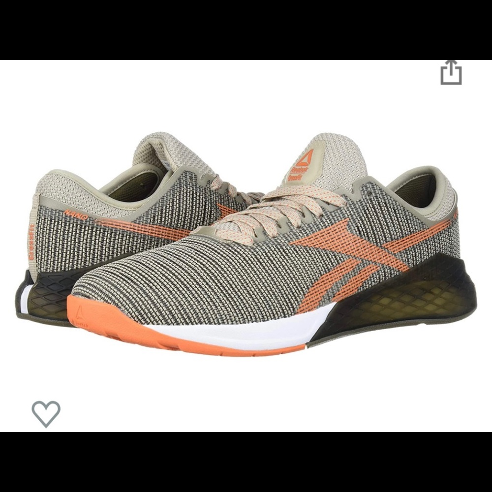Reebok Nano 9 gray/orange/white/black